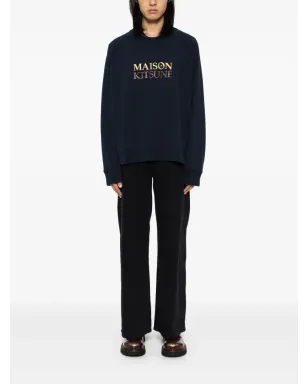 Maison Kitsuné 刺繍ロゴセーター - サムネイル2