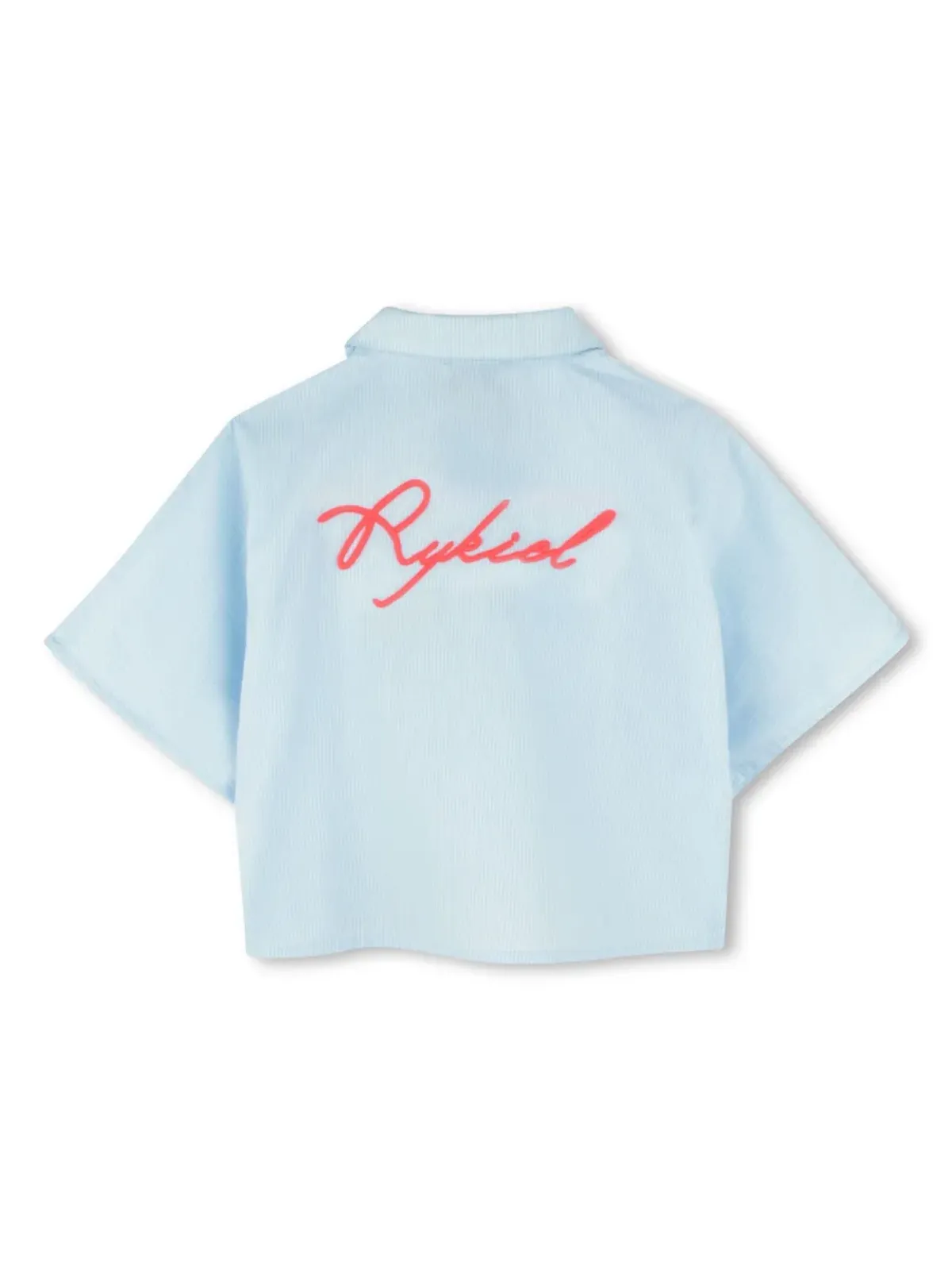 SONIA RYKIEL ENFANT ロゴ刺繍入り半袖シャツ - 画像2