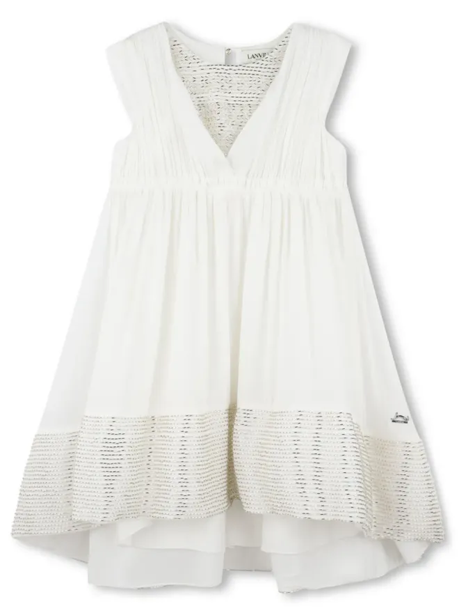Lanvin Enfant Lanvin Enfant ビーズ装飾ドレスの商品画像