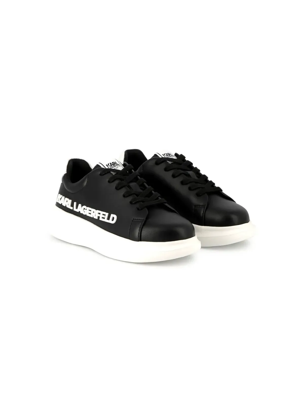 Karl Lagerfeld Kids ロゴエンボススニーカー - 画像1
