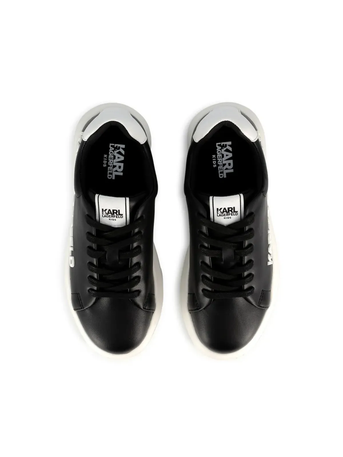 Karl Lagerfeld Kids ロゴエンボススニーカー - 画像5