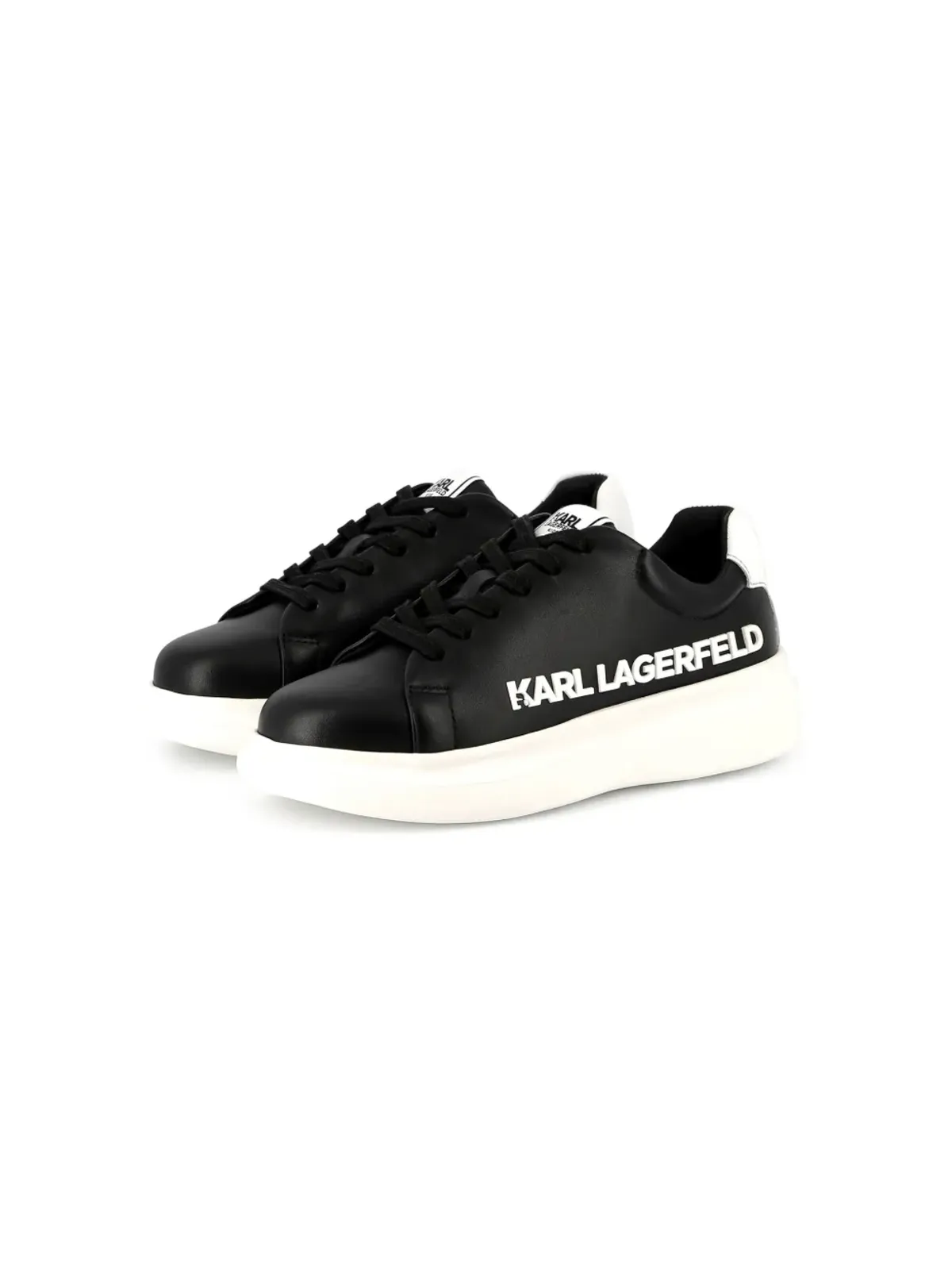Karl Lagerfeld Kids ロゴエンボススニーカー - 画像3
