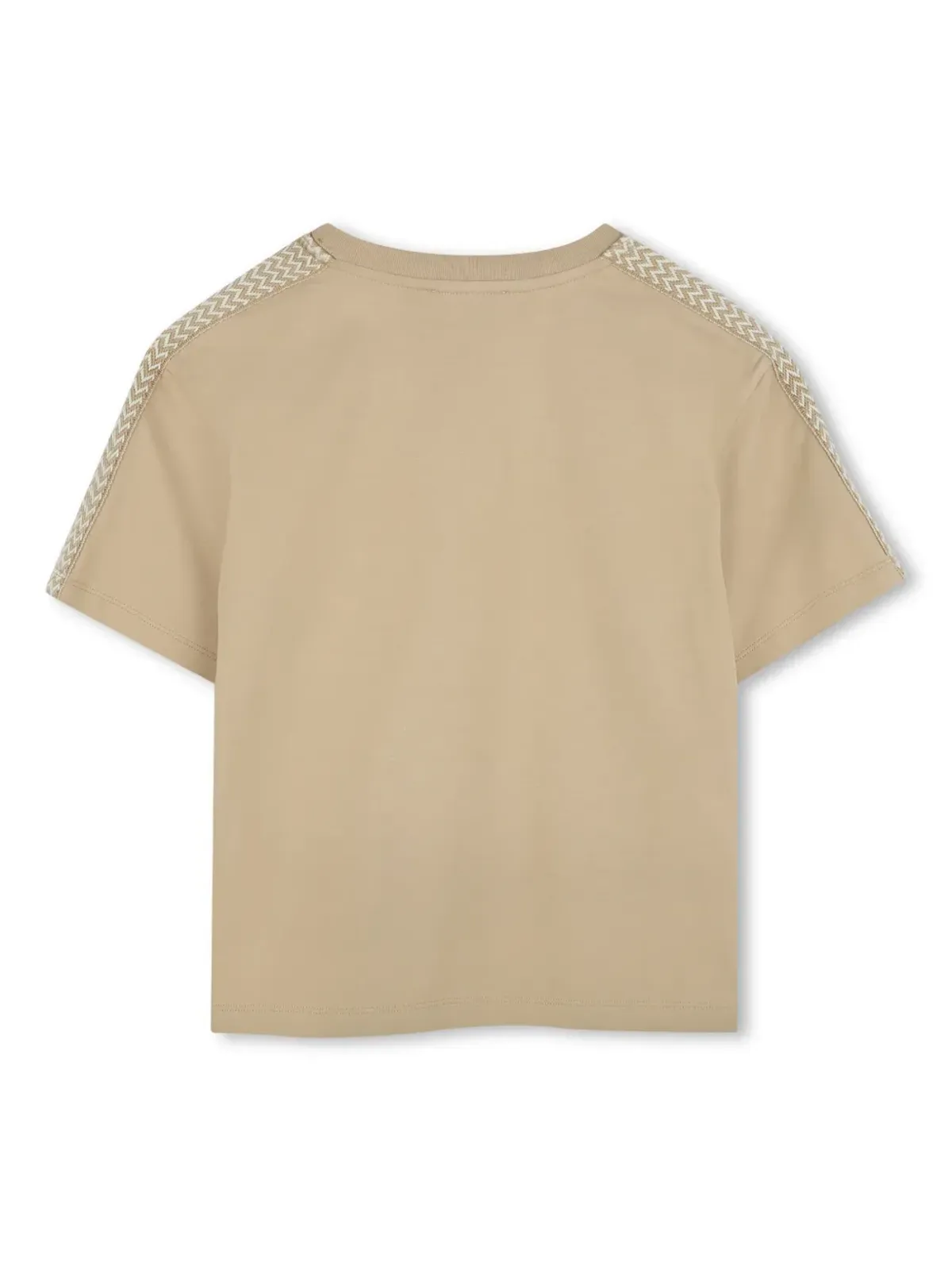 Lanvin Enfant ロゴパッチTシャツ - 画像2