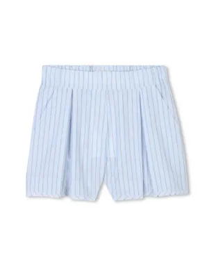 Lanvin Enfant ストライプ柄コットンシャツとショーツのセット - Blue - サムネイル3