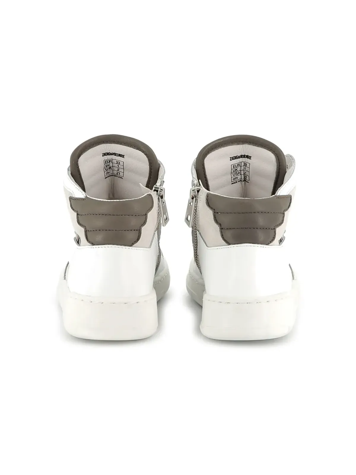 Zadig & Voltaire Kids Wingsスニーカー - ホワイト - 画像3