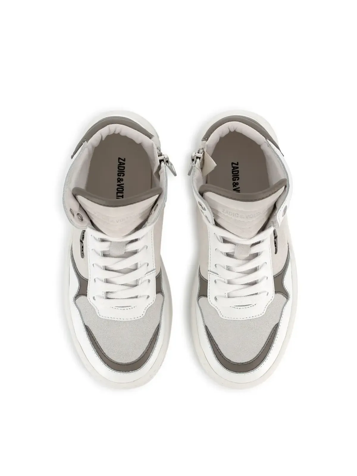 Zadig & Voltaire Kids Wingsスニーカー - ホワイト - 画像4
