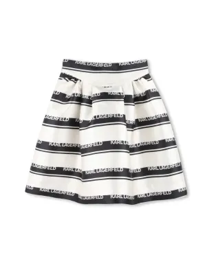 Karl Lagerfeld Kids ロゴジャカードスカート - サムネイル2