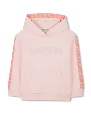 Lanvin Enfant ロゴアップリケ付きフードパーカー - サムネイル1