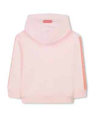 Lanvin Enfant ロゴアップリケ付きフードパーカー - サムネイル2