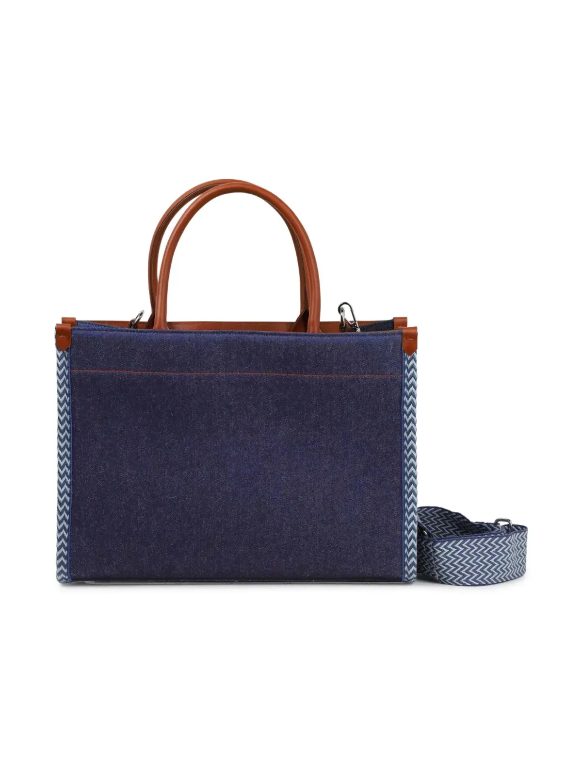 Lanvin Enfant logo-embroidered shoulder bag - Blue - 画像2