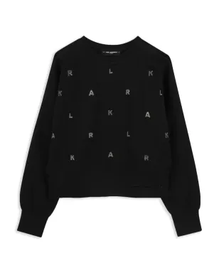 Karl Lagerfeld Kids ロゴ入りスウェットシャツ - サムネイル1
