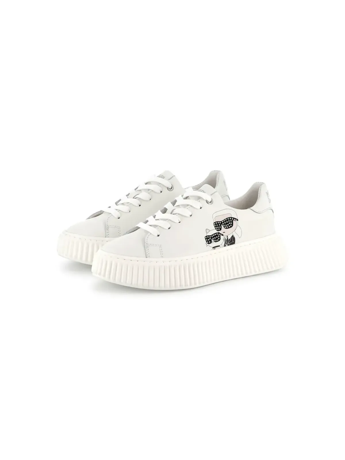 Karl Lagerfeld Kids Ikon Karl & Choupette スニーカー - White - 画像3