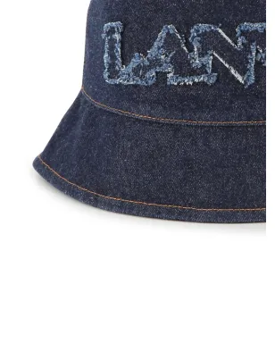Lanvin Enfant デニム バケットハット - サムネイル4