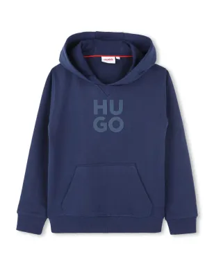 HUGO KIDS ロゴプリントフーディ - サムネイル1