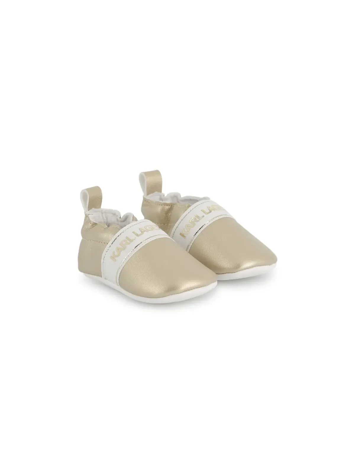 Karl Lagerfeld Kids ロゴプリントスリッパ - 画像1