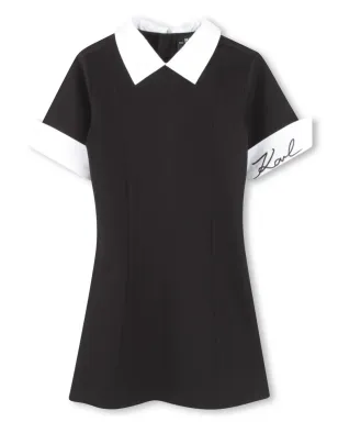 Karl Lagerfeld Kids ロゴ刺繍ドレス - サムネイル1