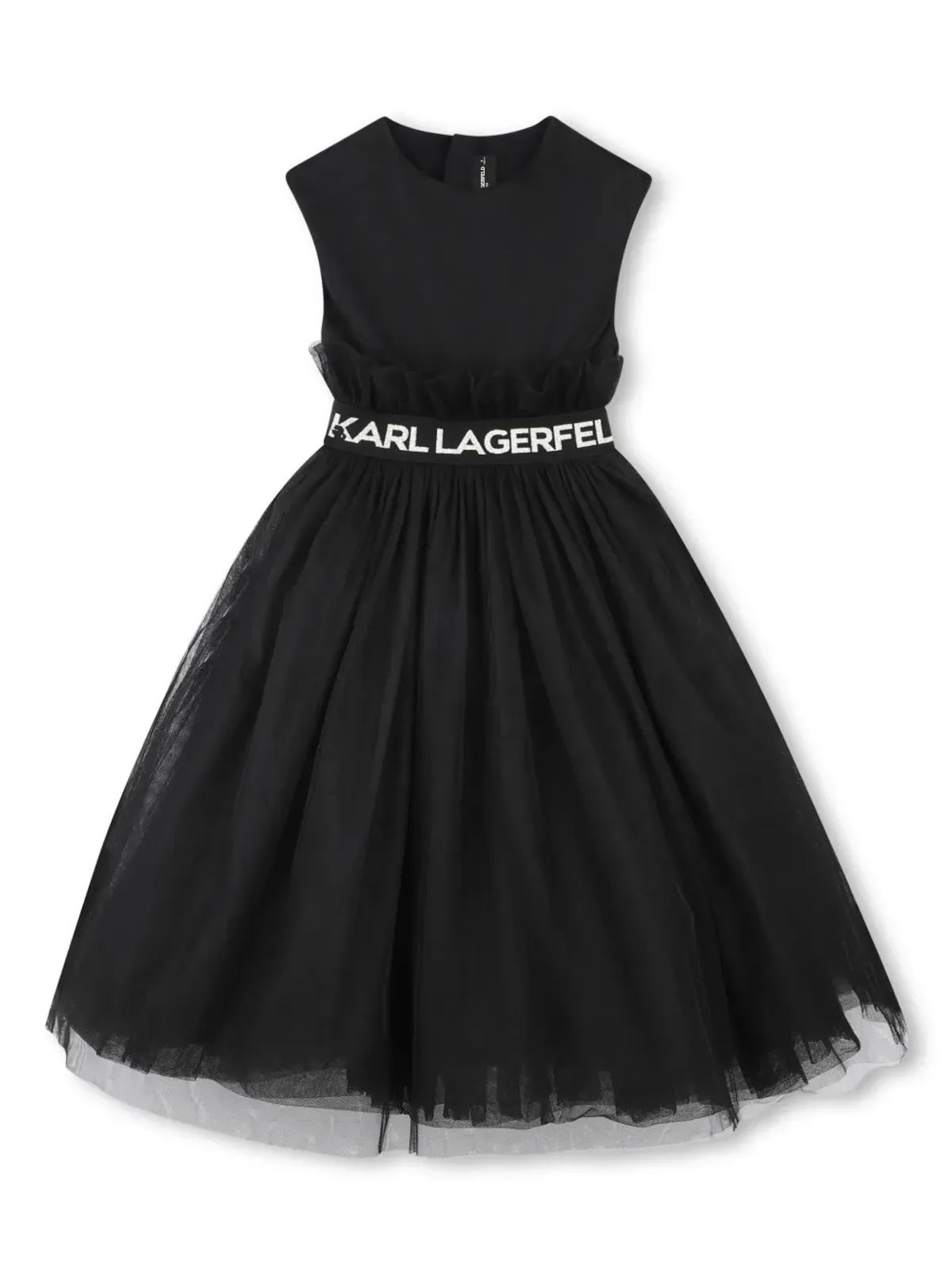 Karl Lagerfeld Kids ロゴウエストバンドドレス - 画像1