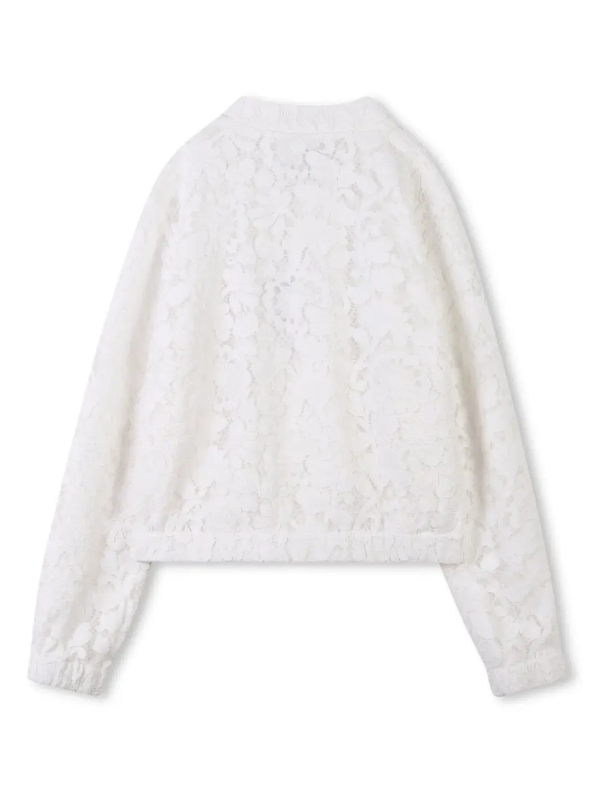 Michael Kors Kids guipure-lace cardigan - Neutrals - 画像2