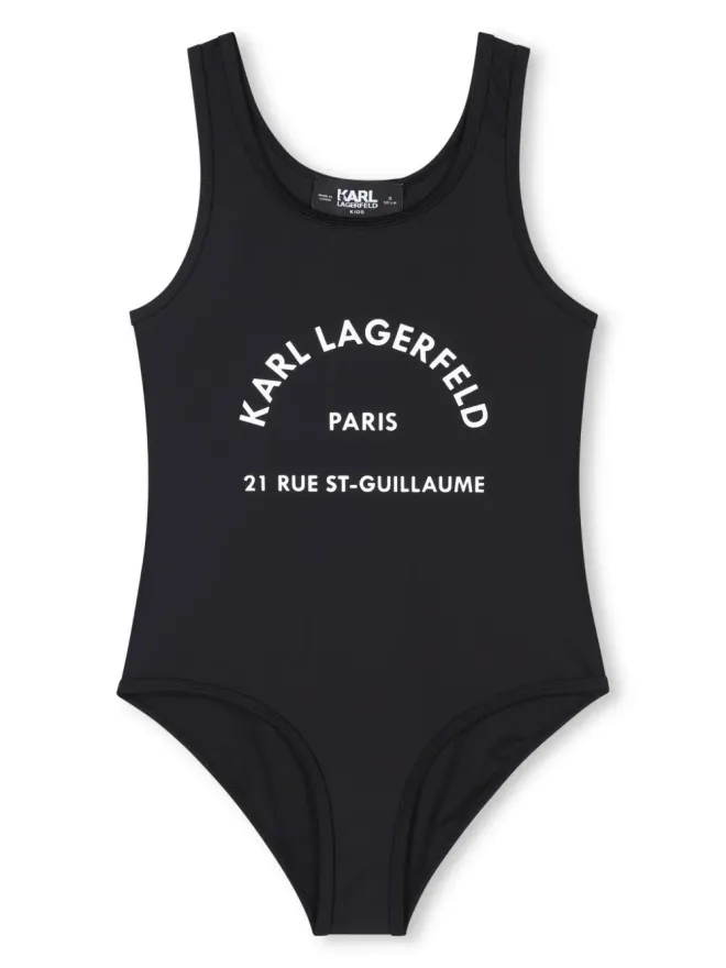 Karl Lagerfeld Kids Karl Lagerfeld Kids ロゴプリント水着の商品画像