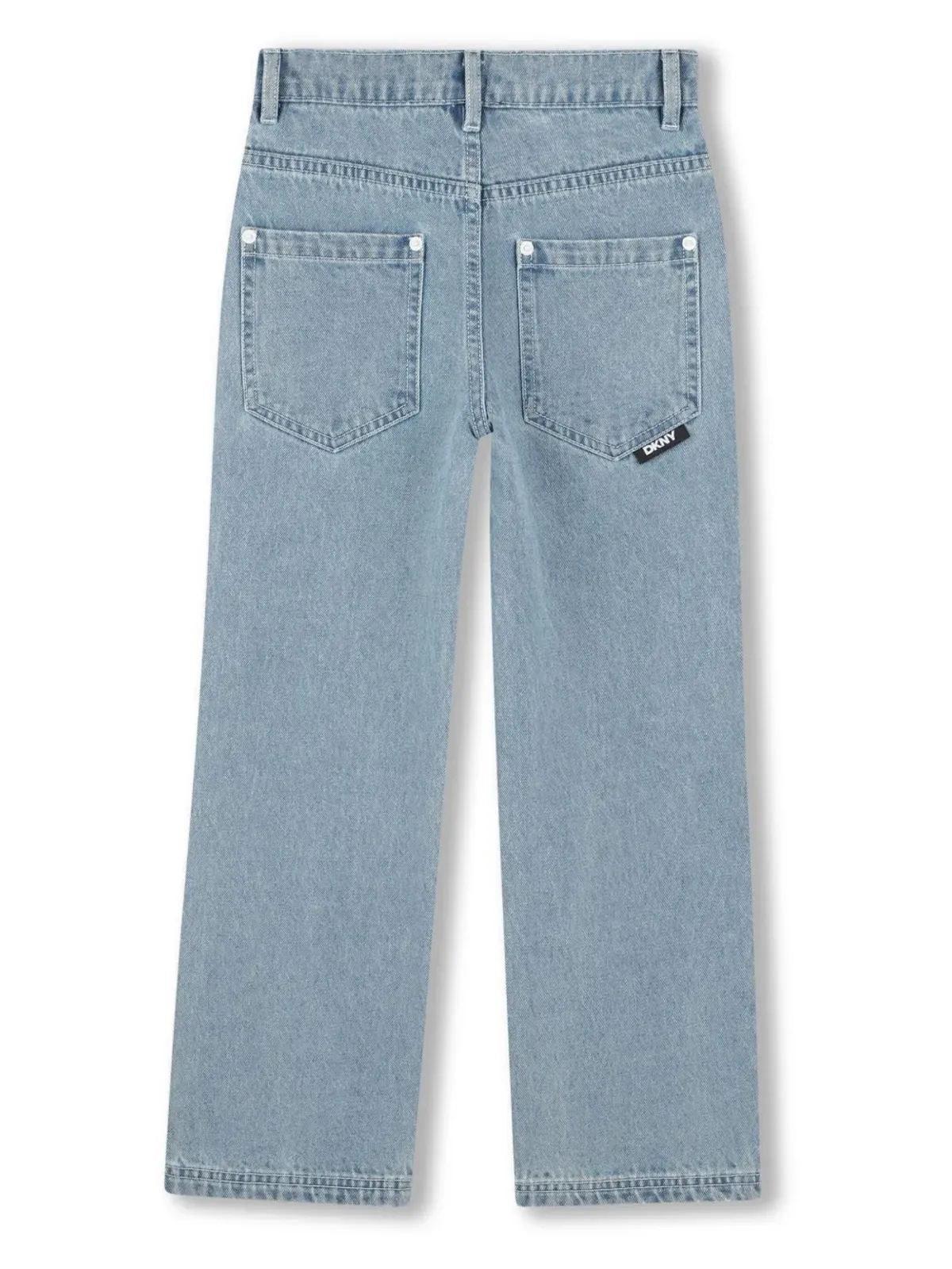 Dkny Kids スパンコール付きコットンデニムジーンズ - Blue - 画像2