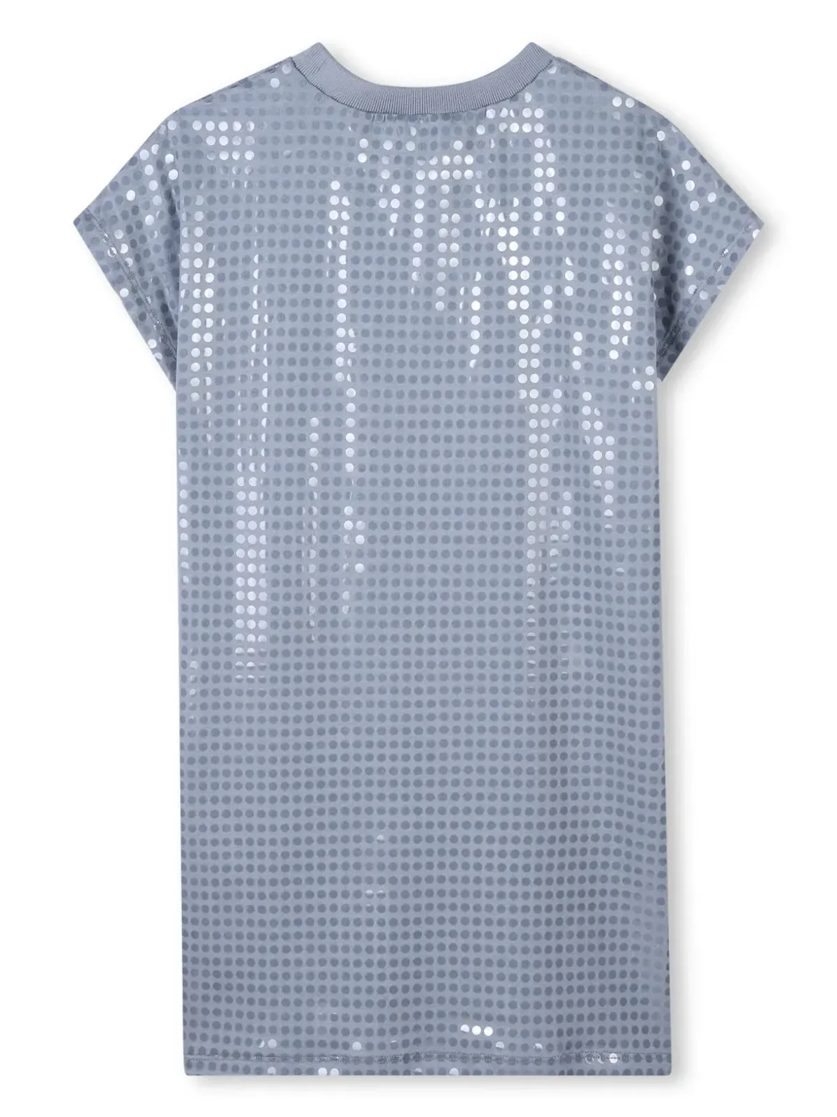 Dkny Kids sequin-embellished T-shirt dress - Blue - 画像2