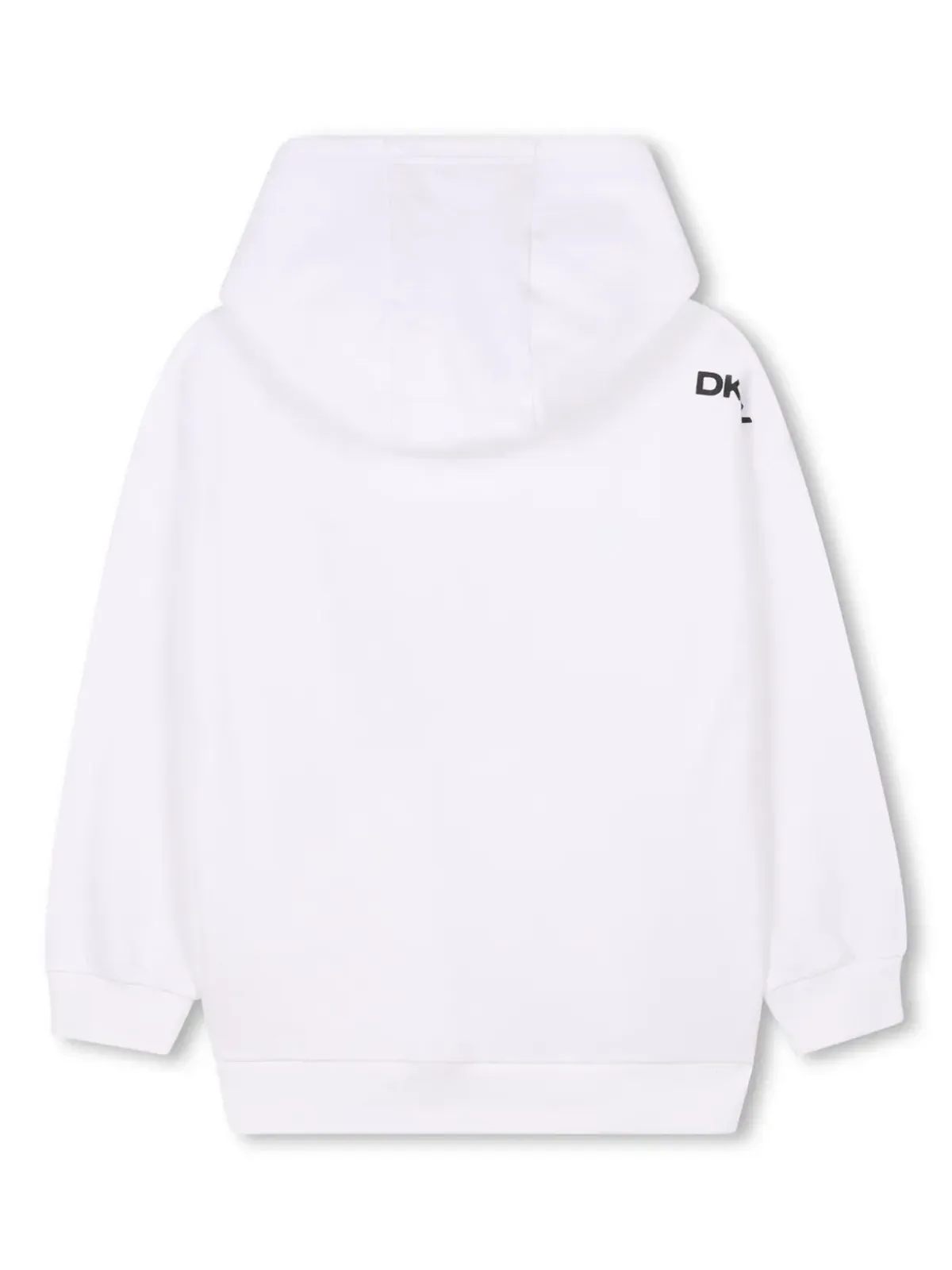 Dkny Kids logo-print hoodie - White - 画像2