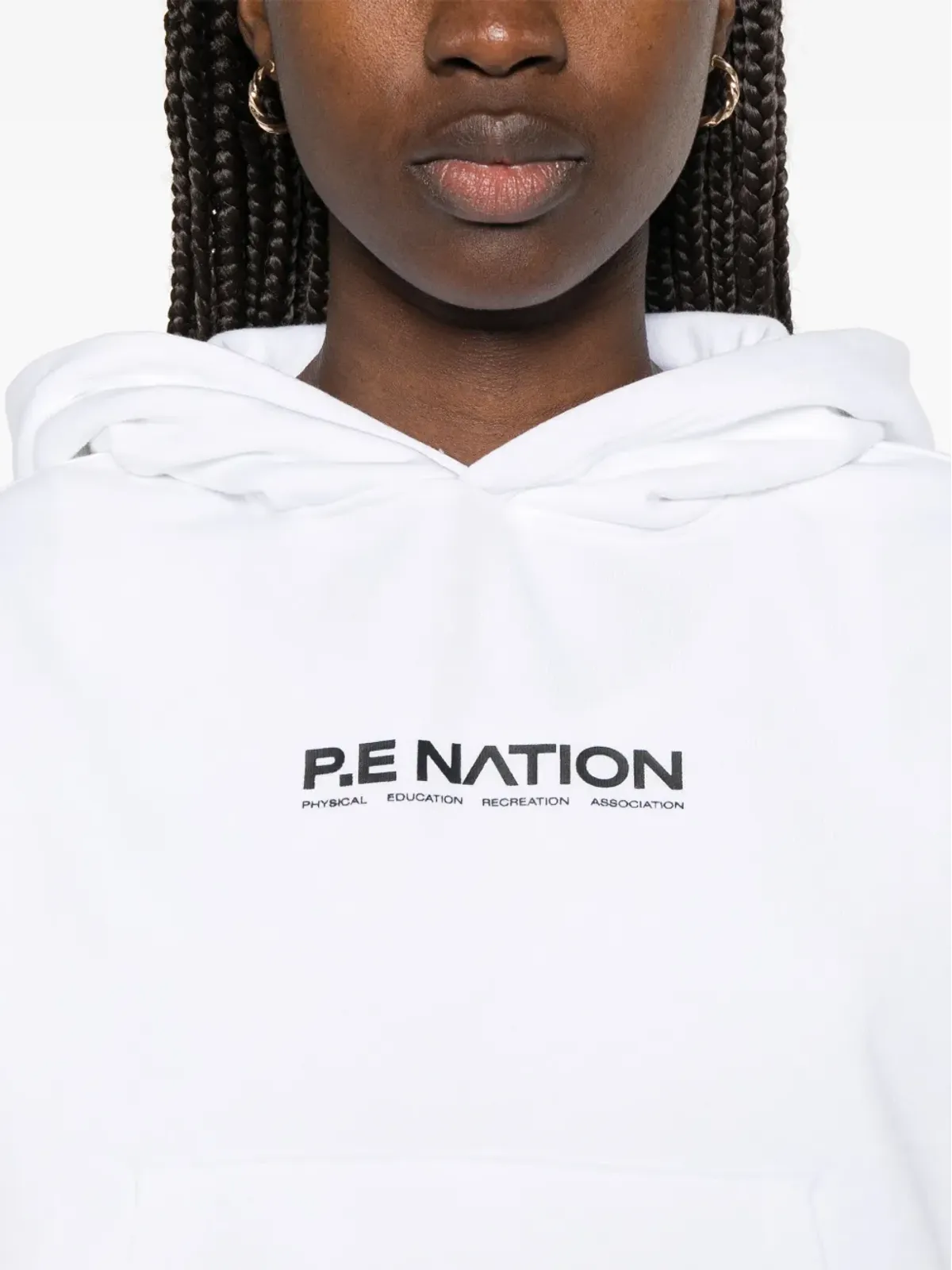 P.E Nation Transition hoodie - White - 画像5