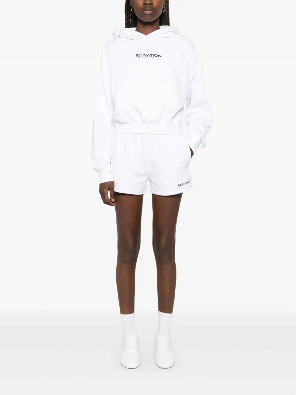 P.E Nation Transition hoodie - White - 画像2