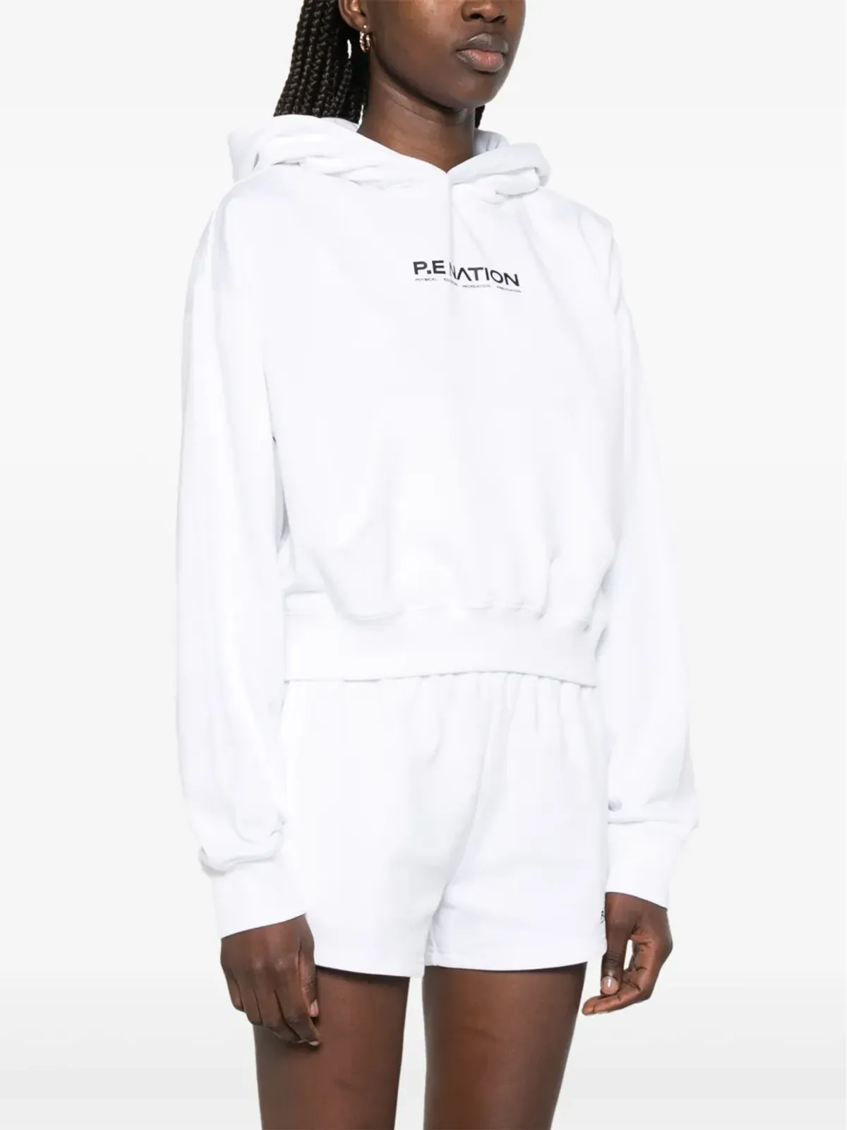 P.E Nation Transition hoodie - White - 画像3