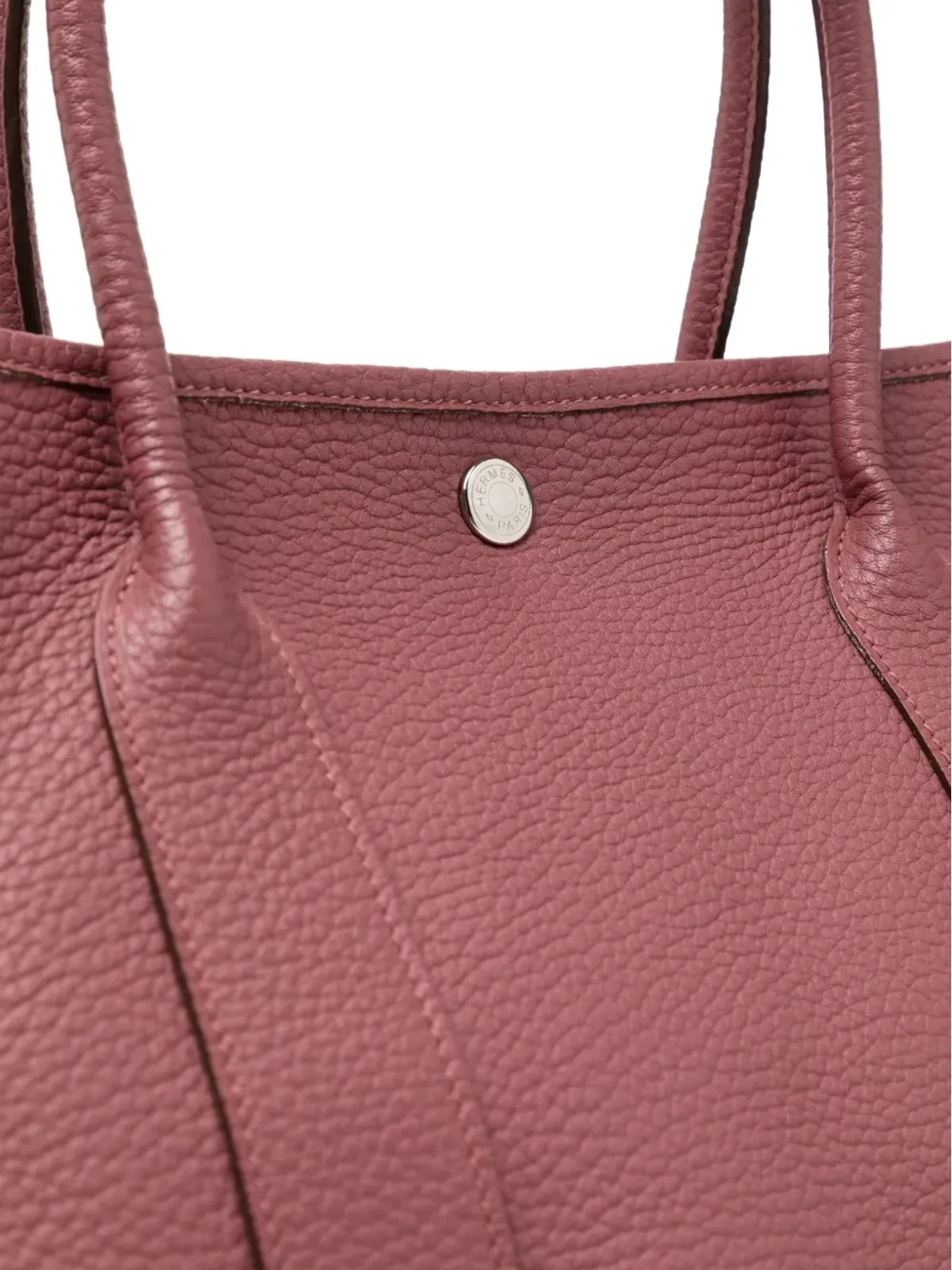 Hermès ビンテージ ガーデンパーティー トートバッグ - ピンク - 画像4