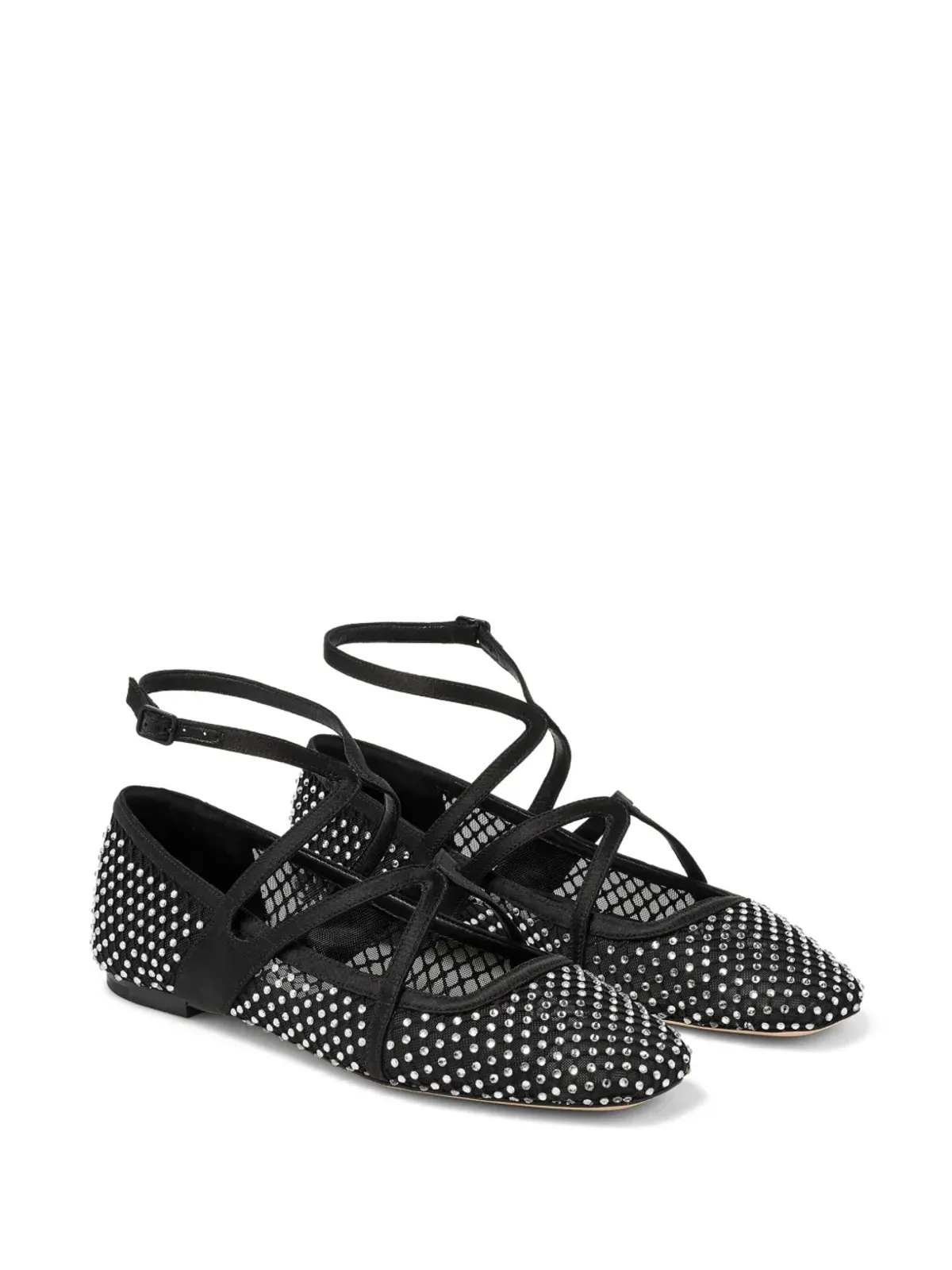 Jimmy Choo Astoria バレエフラット ブラック - 画像2