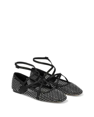 Jimmy Choo Astoria バレエフラット ブラック - サムネイル2