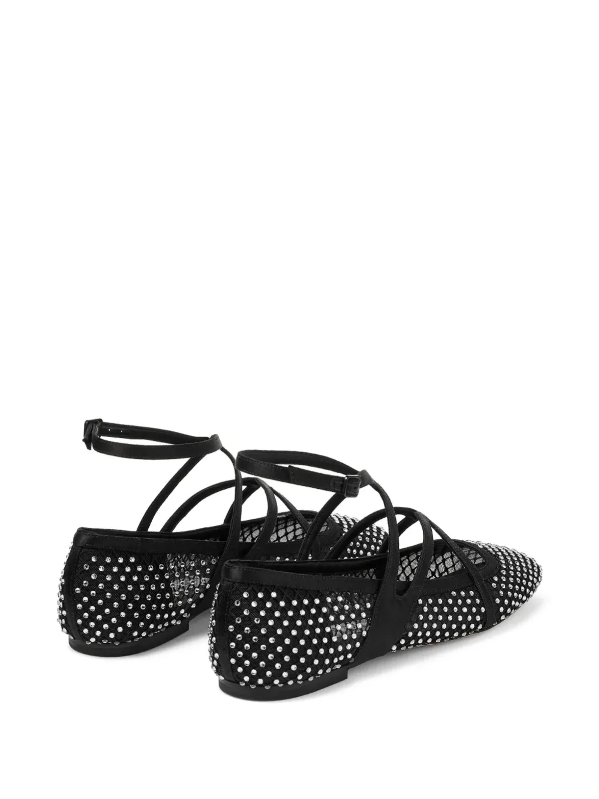 Jimmy Choo Astoria バレエフラット ブラック - 画像3