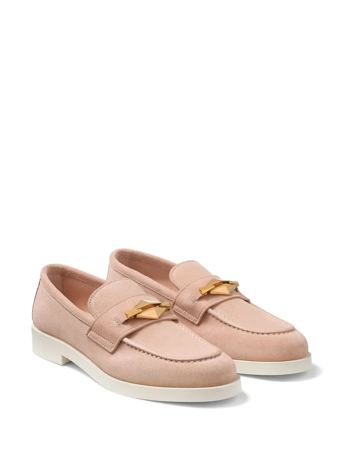 Jimmy Choo Maddie Diamond ローファー ピンク - 画像2