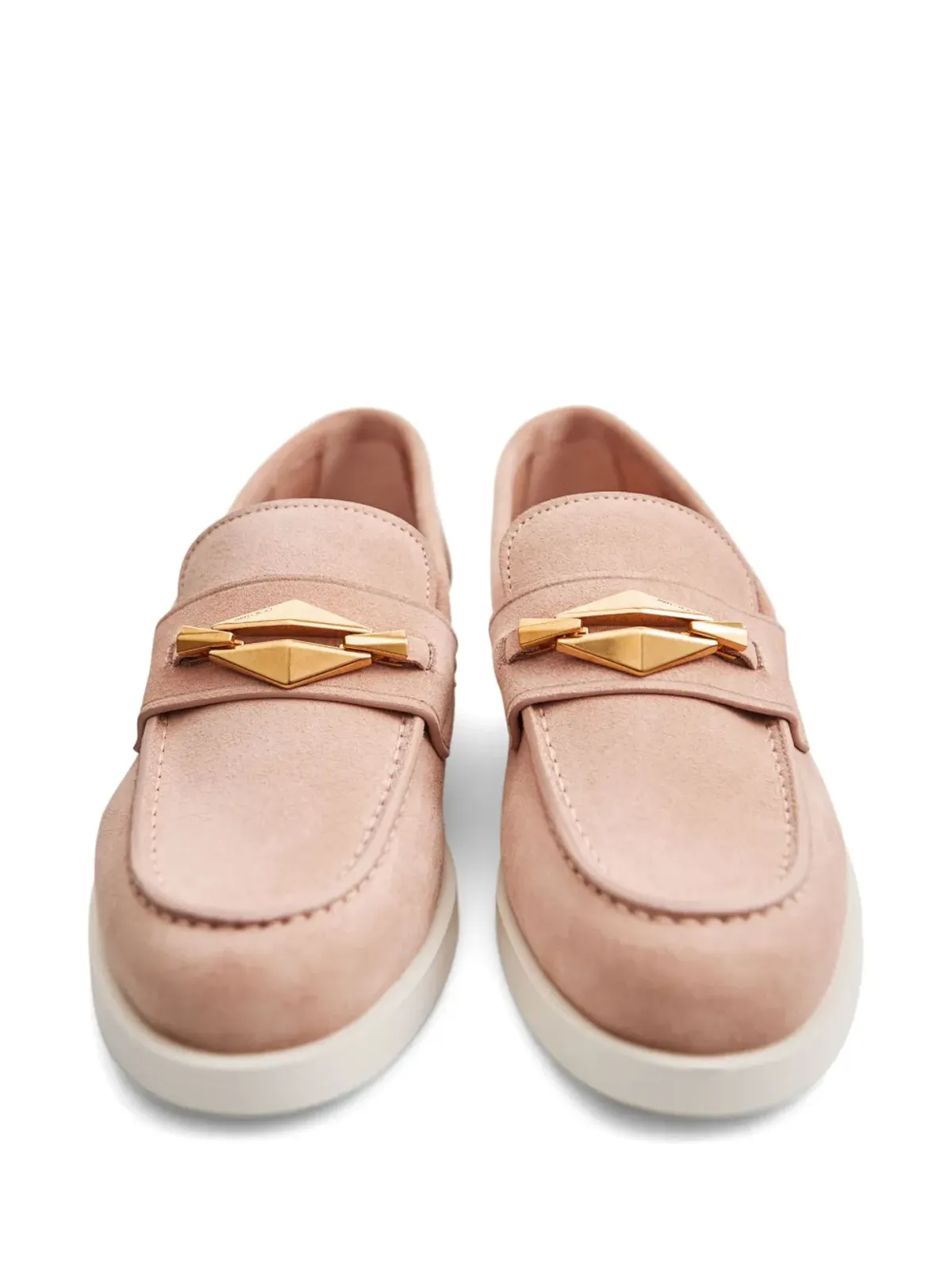 Jimmy Choo Maddie Diamond ローファー ピンク - 画像4