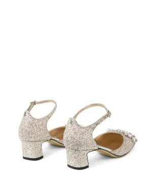 Jimmy Choo レザー パンプス - ゴールド - サムネイル3