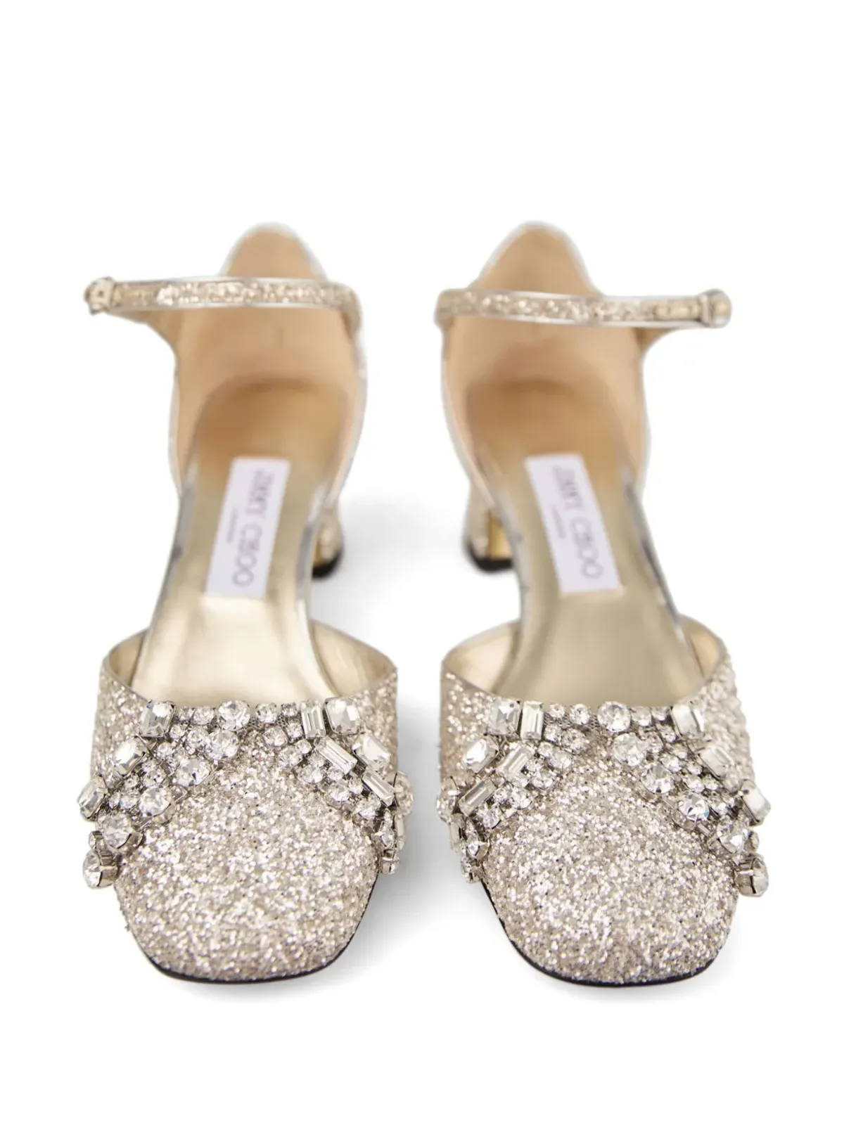 Jimmy Choo レザー パンプス - ゴールド - 画像4
