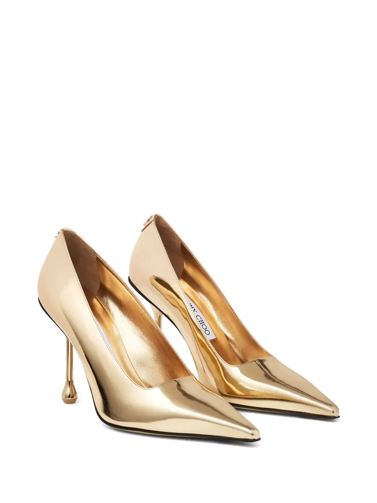 Jimmy Choo 95 Ixiaパンプス - ゴールド - 画像2