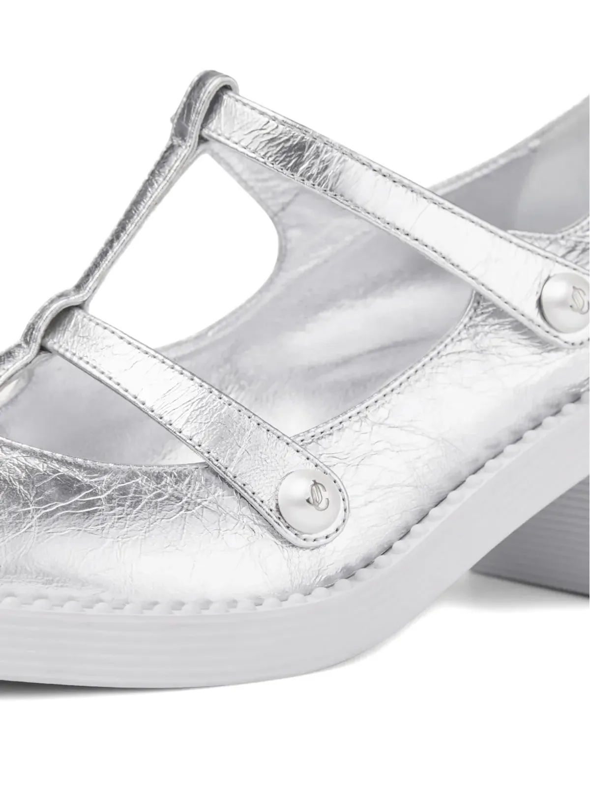 Jimmy Choo アデリン パンプス - シルバー - 画像5