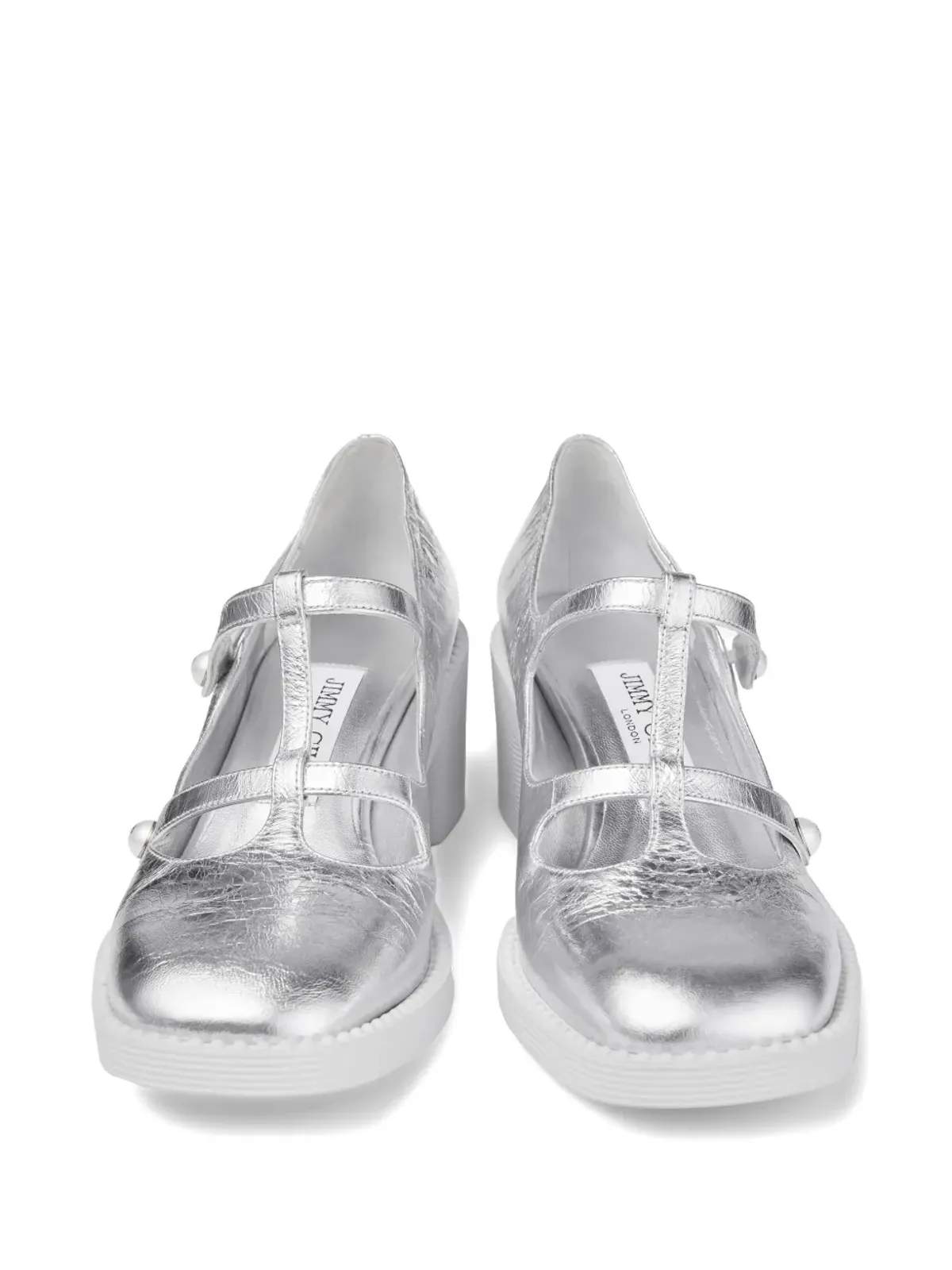 Jimmy Choo アデリン パンプス - シルバー - 画像4
