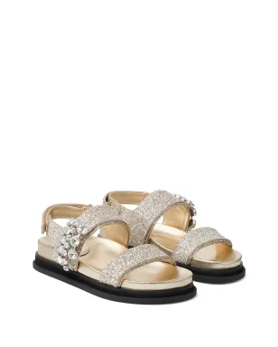 Jimmy Choo Verity サンダル - ゴールド - サムネイル2