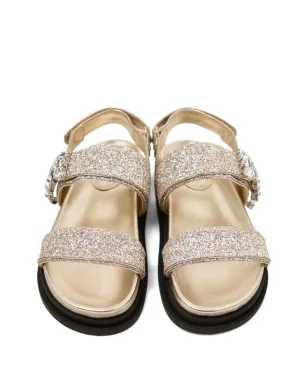 Jimmy Choo Verity サンダル - ゴールド - サムネイル4
