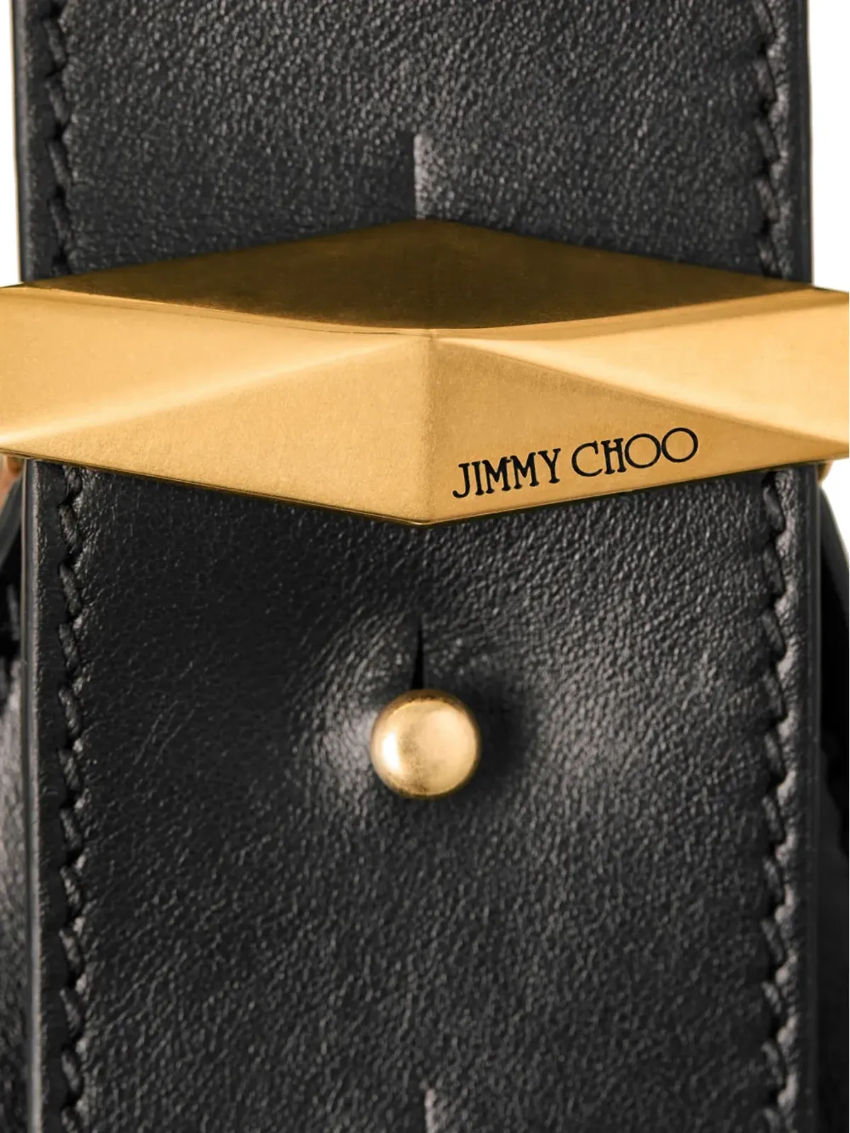 Jimmy Choo ダイヤモンド ショルダーバッグ - ブラック - 画像4