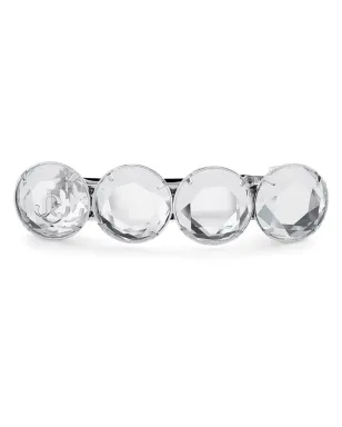 Jimmy Choo クリスタルをあしらったヘアクリップ - シルバー - サムネイル1