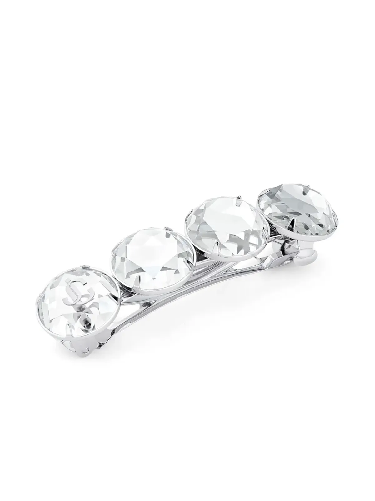 Jimmy Choo クリスタルをあしらったヘアクリップ - シルバー - 画像2