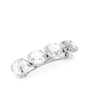 Jimmy Choo クリスタルをあしらったヘアクリップ - シルバー - サムネイル2