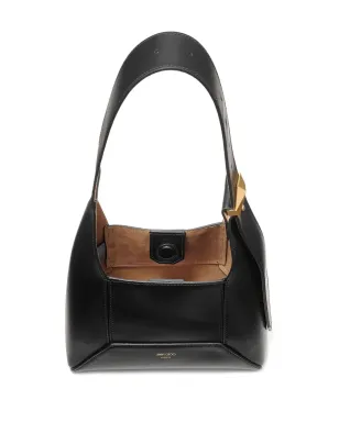 Jimmy Choo 小型ダイヤモンドショルダーバッグ ブラック - サムネイル5