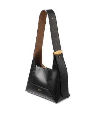 Jimmy Choo 小型ダイヤモンドショルダーバッグ ブラック - サムネイル3
