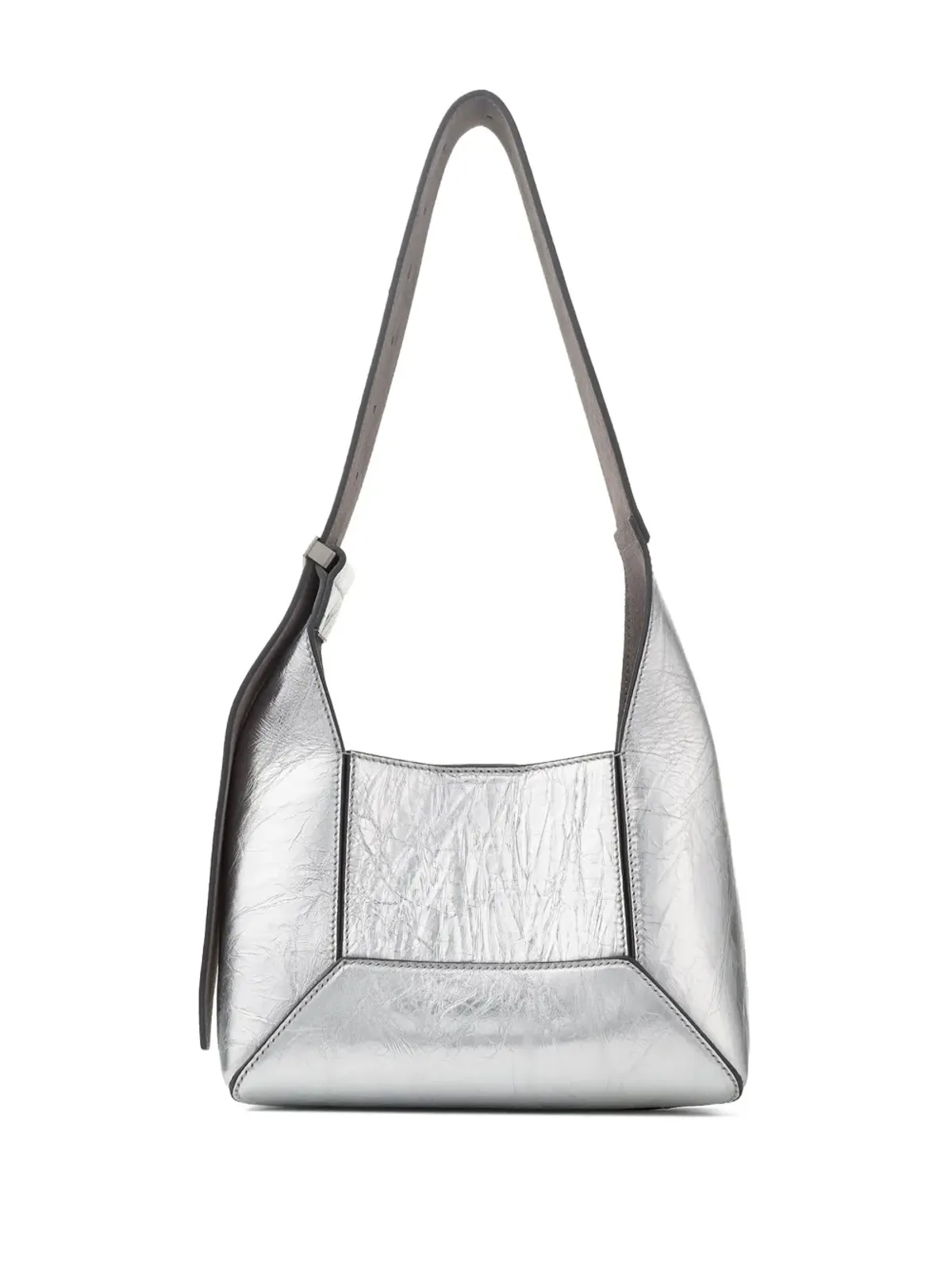 Jimmy Choo ミニ ダイヤモンド ショルダーバッグ - シルバー - 画像2