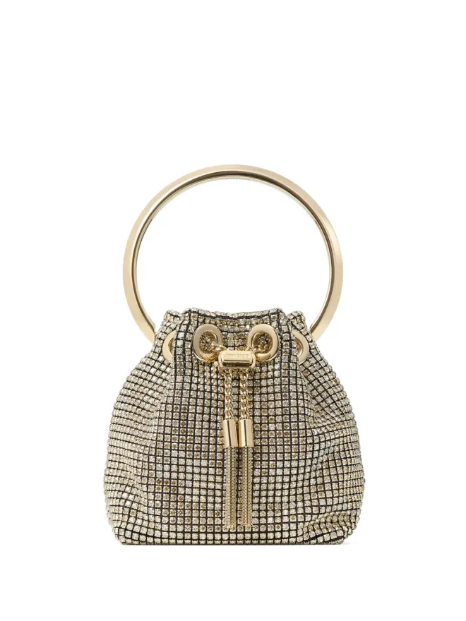 Jimmy Choo Jimmy Choo マイクロ Bon Bon バケットバッグ - ゴールドの商品画像